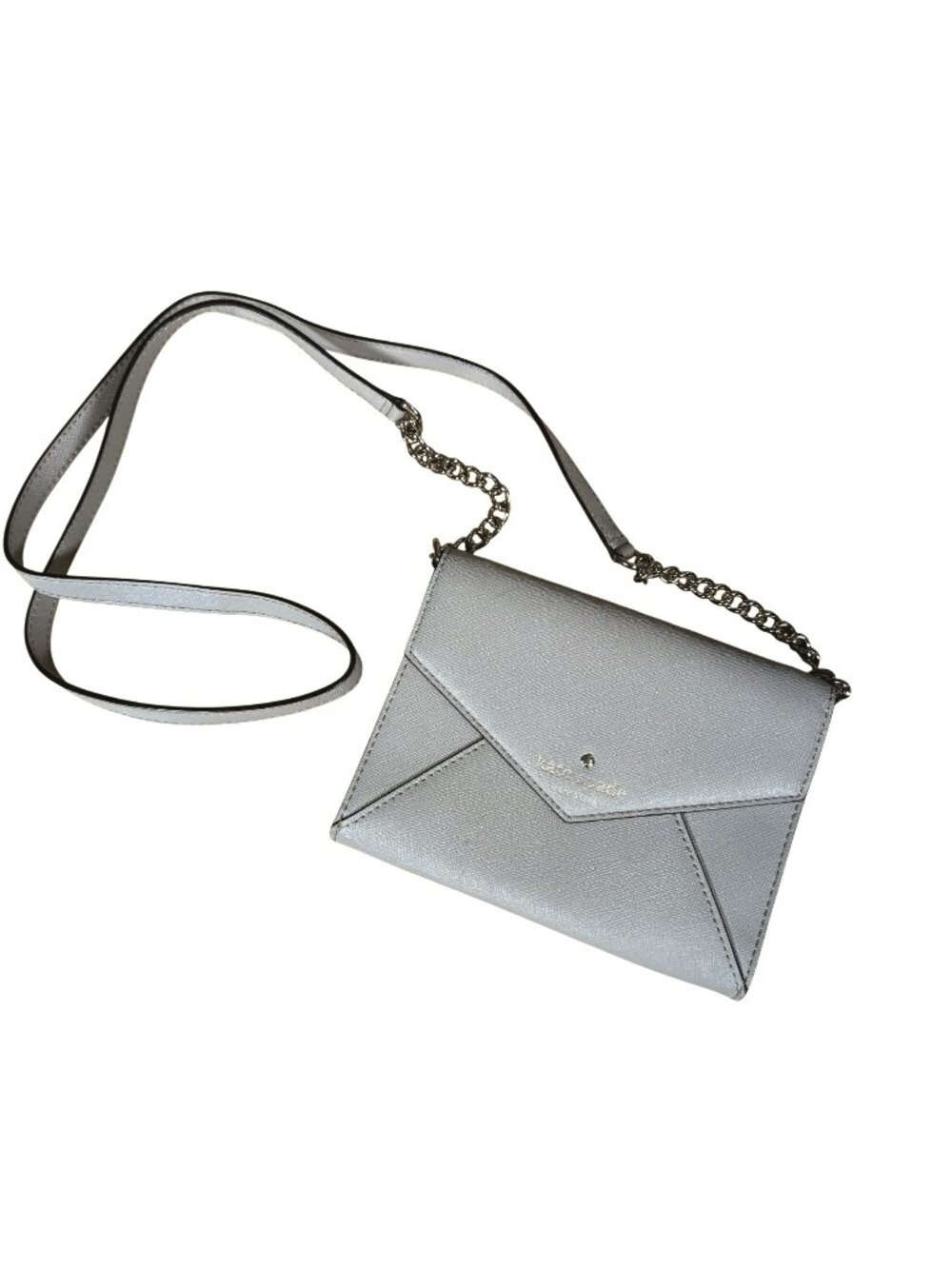 Kate Spade Monday Cedar Street Crossbody Envelope Clutch Bag Taupe